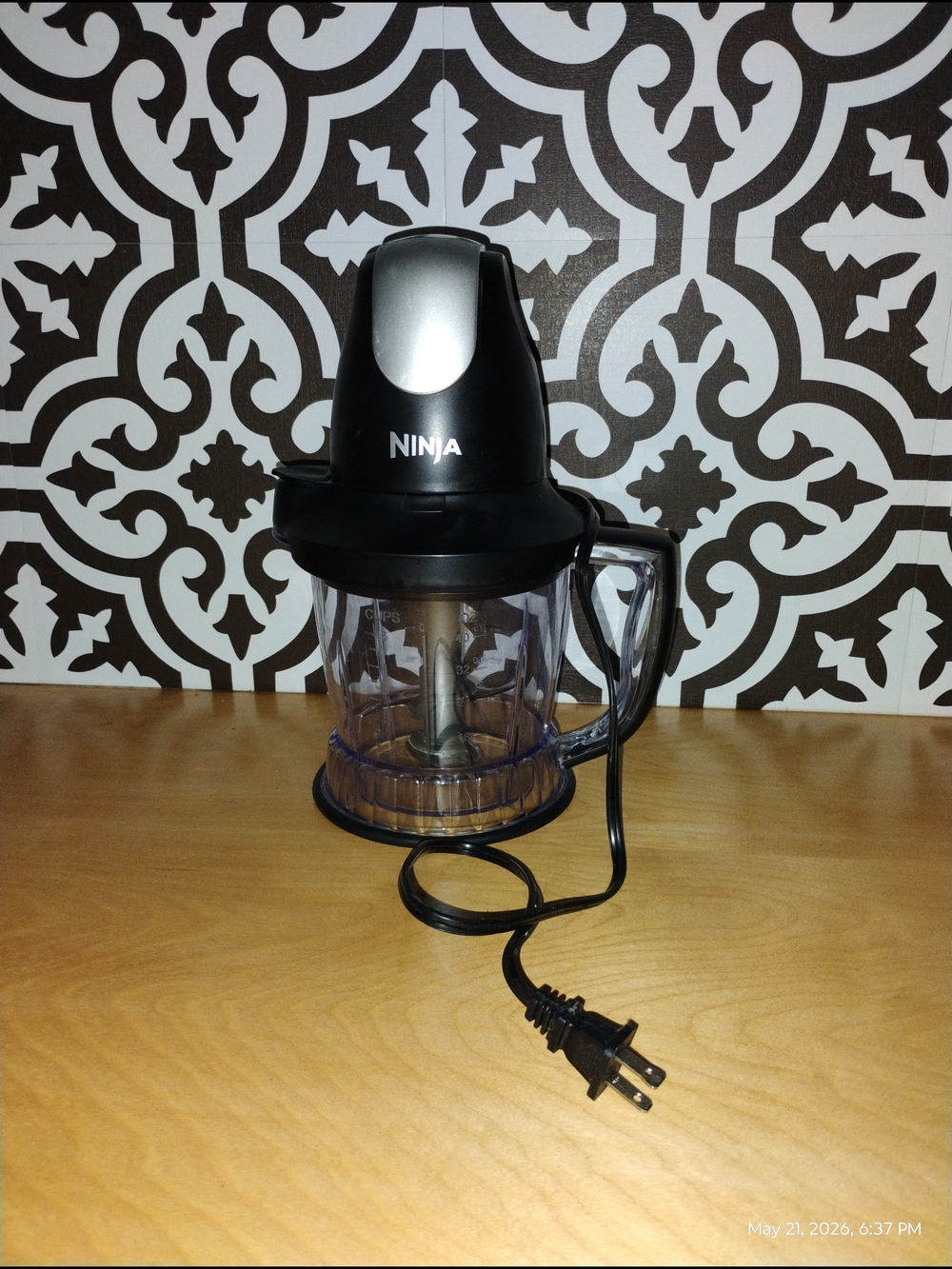 Ninja Electric Food Chopper - Black & Clear